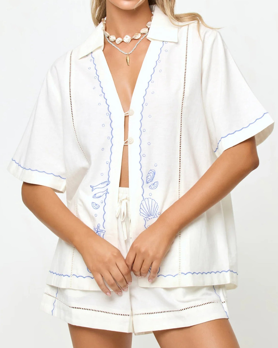LSPACE La Mer Shirt | Cream