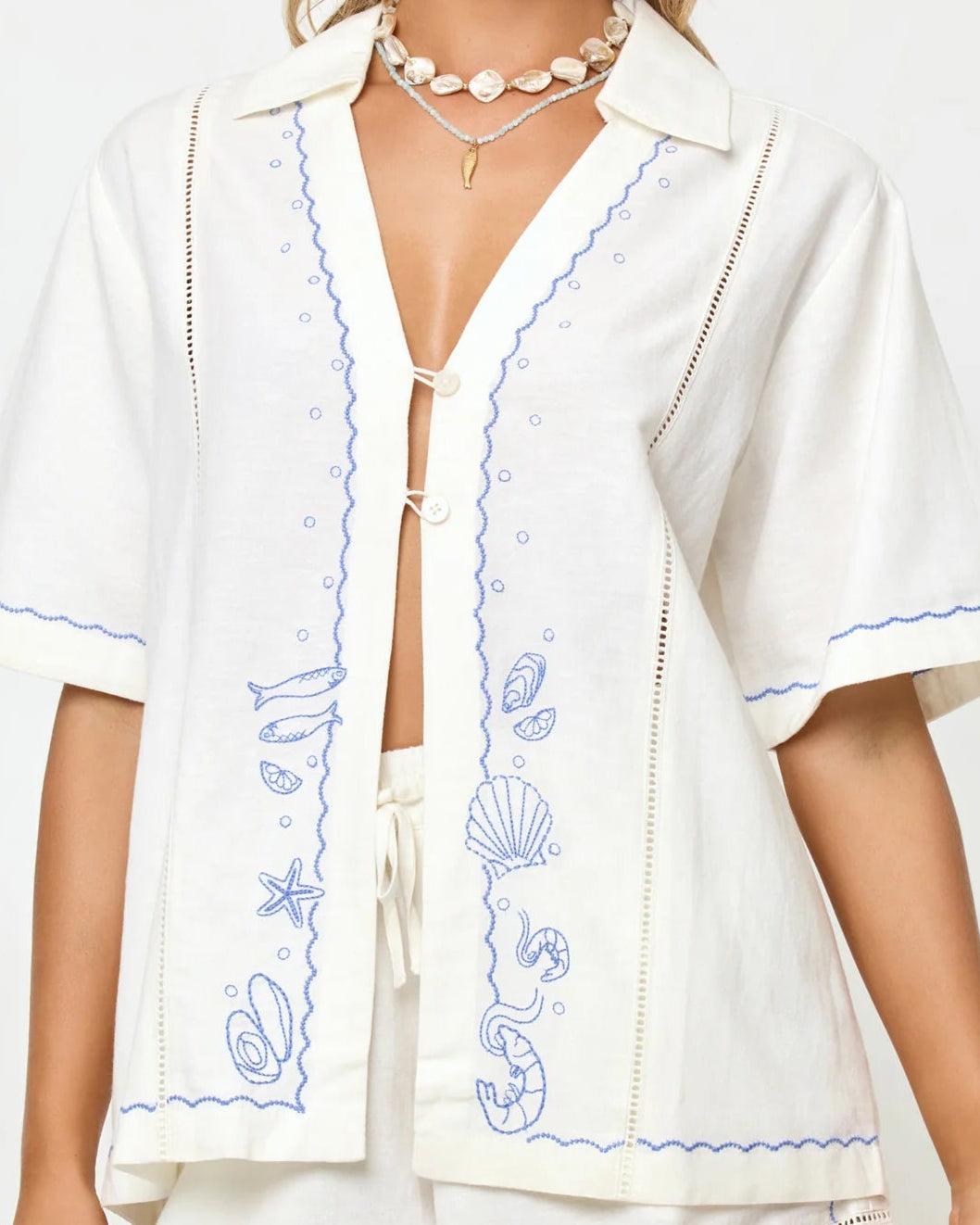 LSPACE La Mer Shirt | Cream