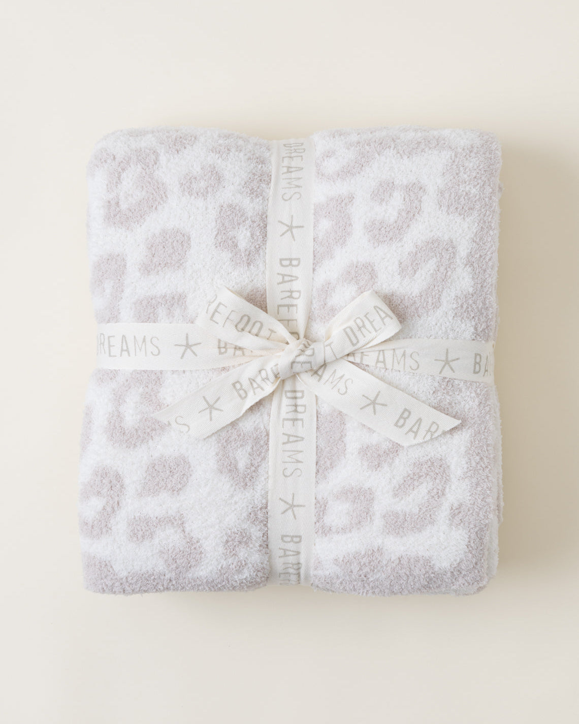 Barefoot Dreams CozyChic Barefoot in the Wild Throw | Cream/Stone
