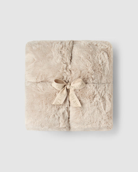 Barefoot Dreams Cloud Faux Fur Throw | Sandstone