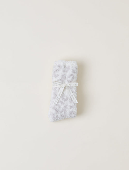 Barefoot Dreams CozyChic Women's Barefoot In The Wild Socks | Cream/Stone