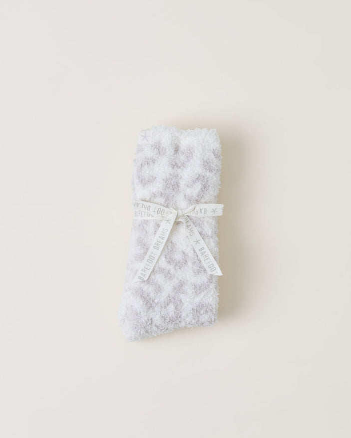 Barefoot Dreams CozyChic Women's Barefoot In The Wild Socks | Cream/Stone