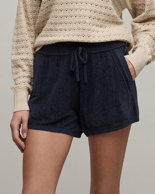 Barefoot Dreams Rope Stitch Short | Indigo
