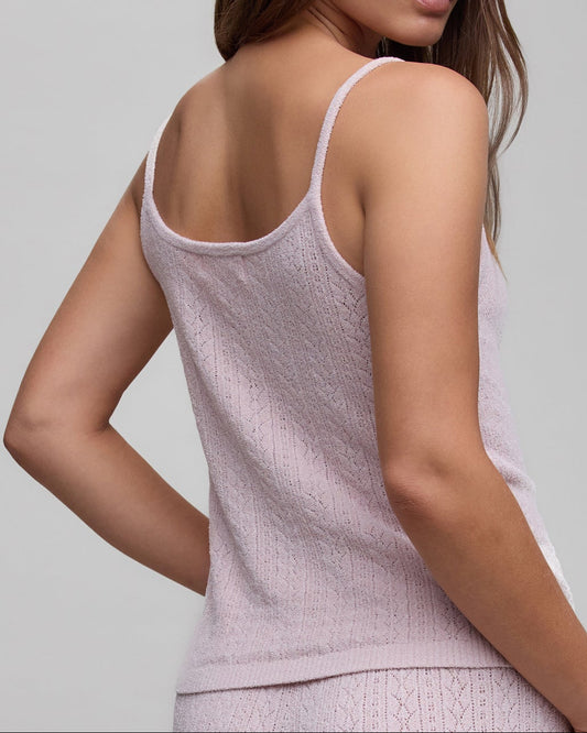 Barefoot Dreams CozyChic Pointelle Tank | Petal
