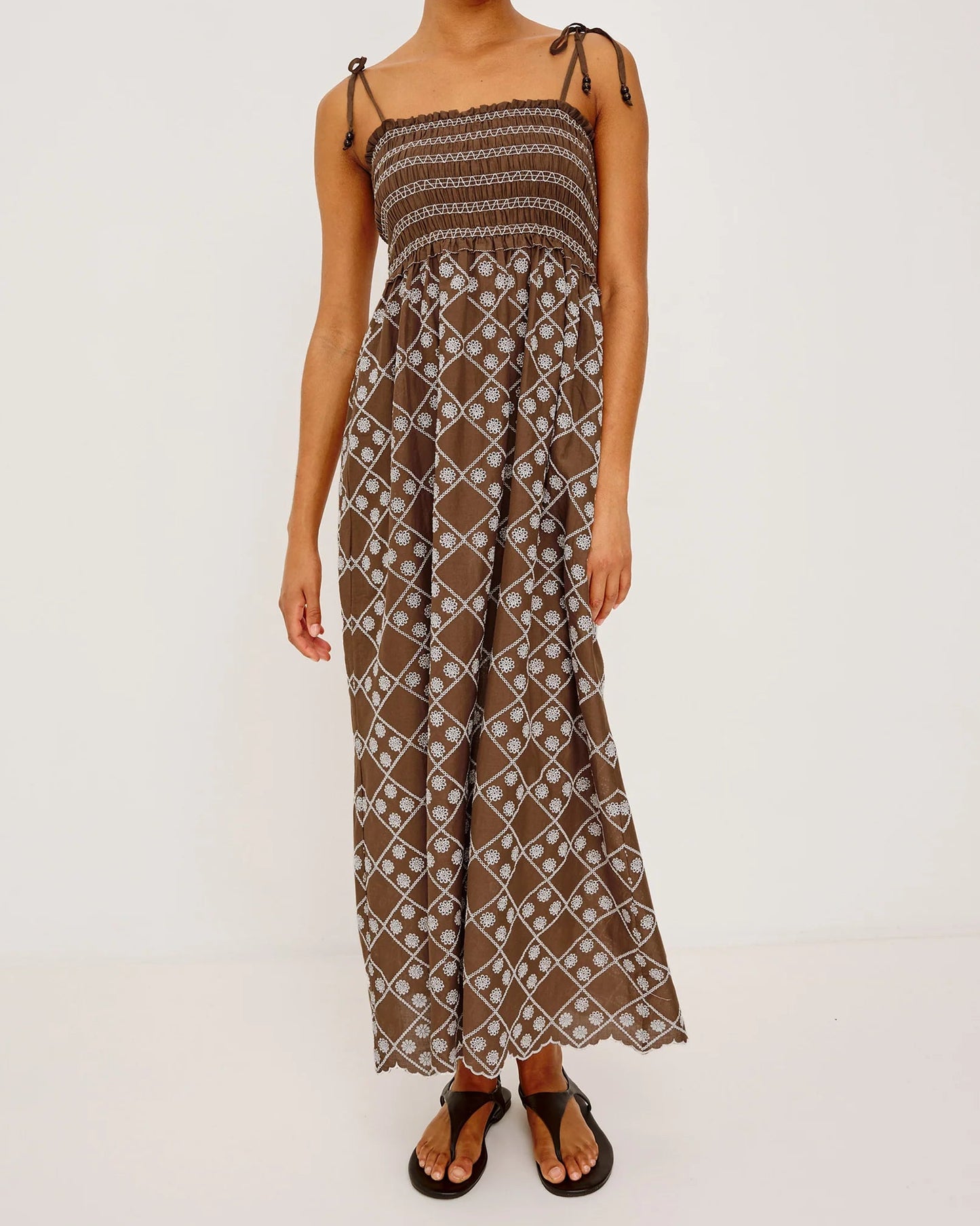 Rails Becca Dress | Cocoa Daisy Embroidery