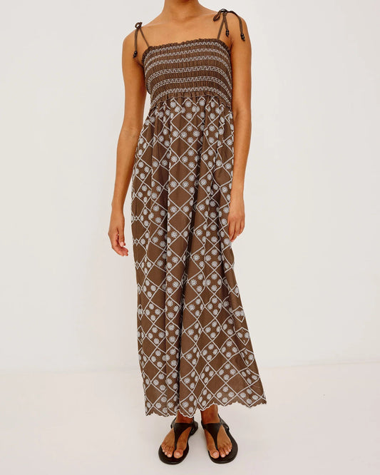 Rails Becca Dress | Cocoa Daisy Embroidery