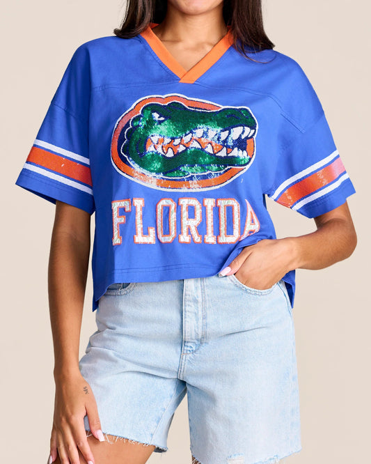 Stewart Simmons Blitz Sequin Jersey Tee | Florida