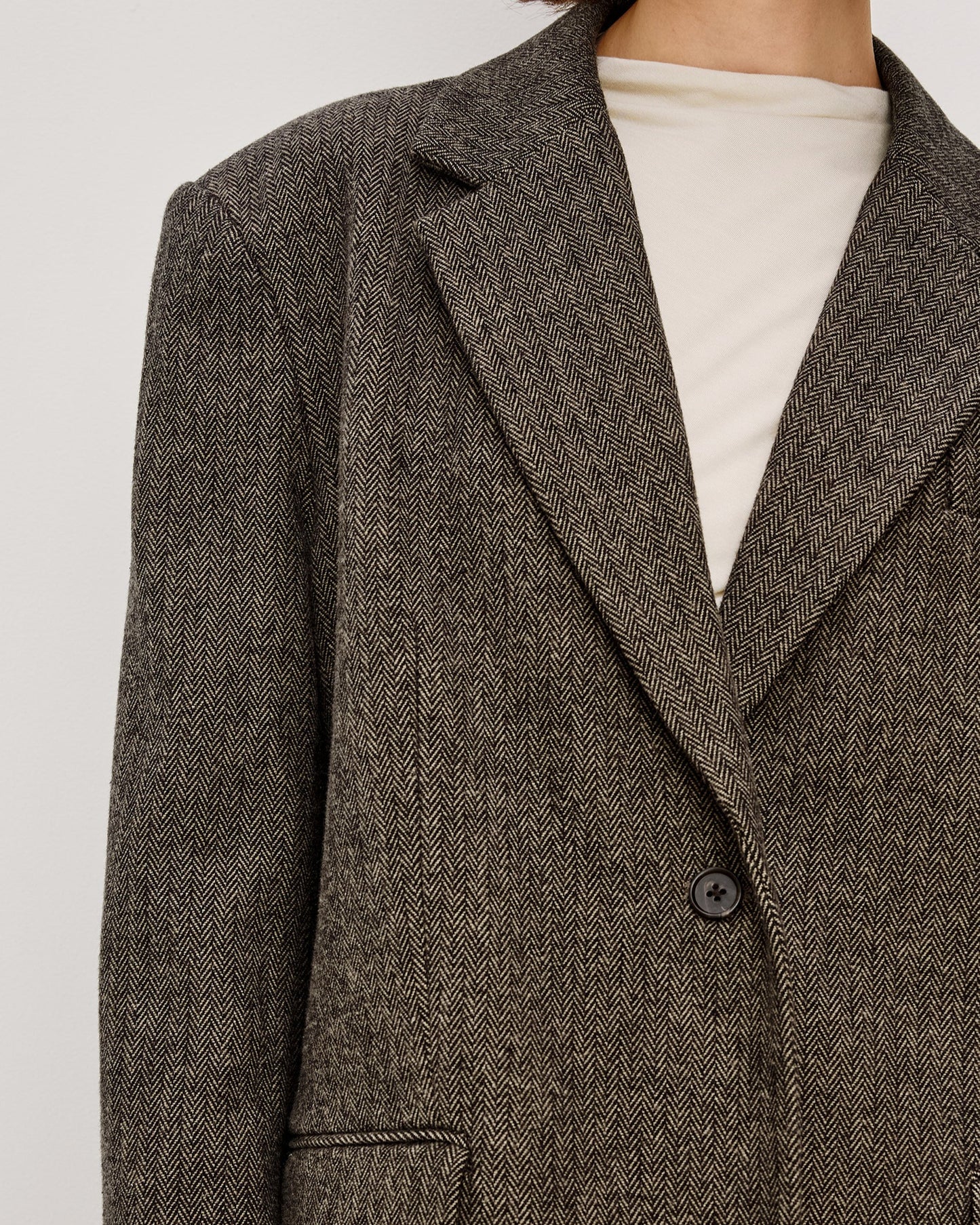 Rails Bridges Blazer | Camel Black Herringbone