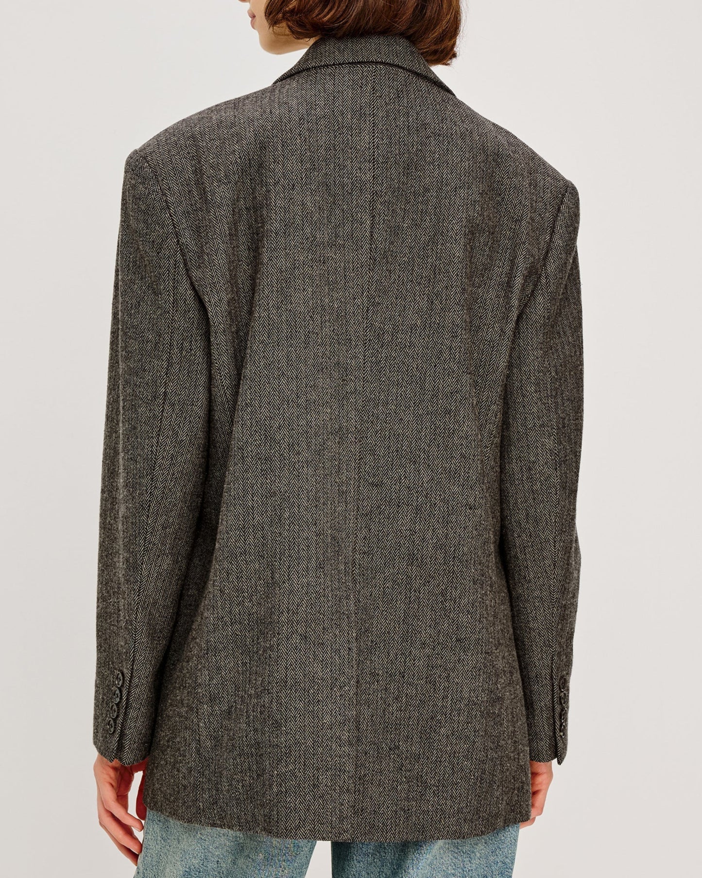 Rails Bridges Blazer | Camel Black Herringbone