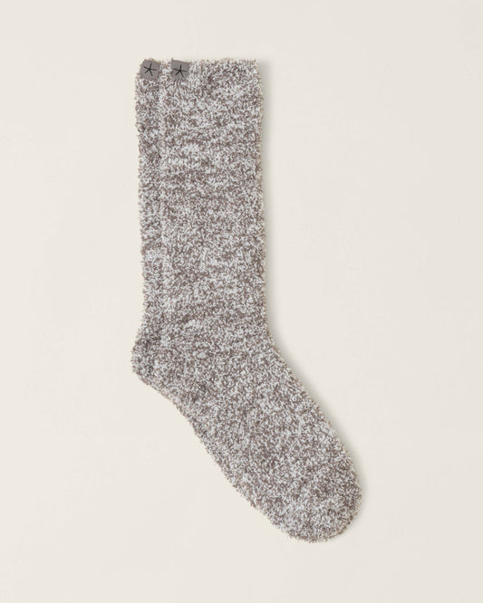 Barefoot Dreams CozyChic Heathered Socks | Charcoal/White