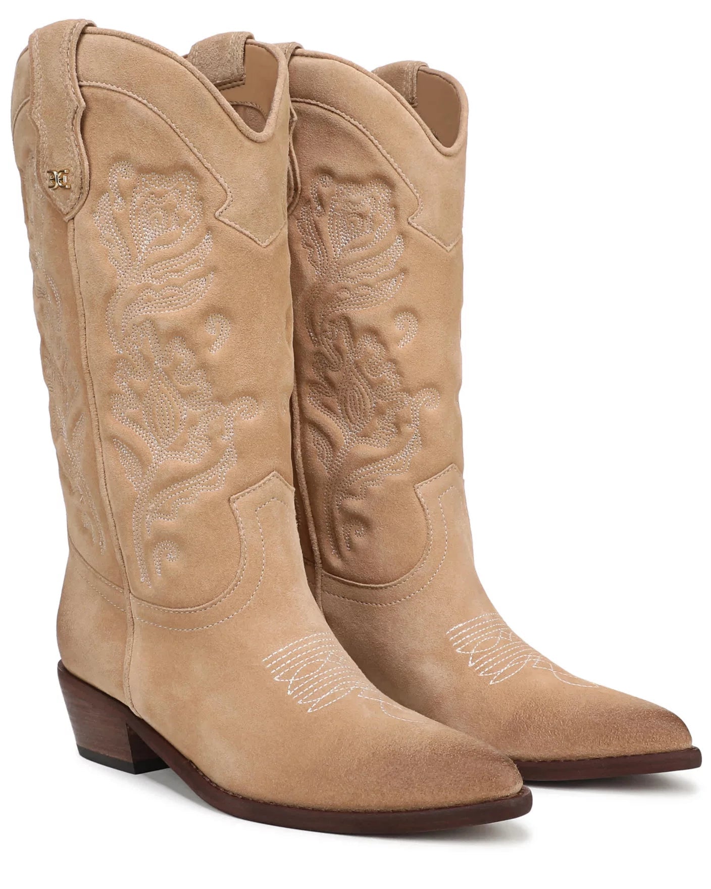 Sam Edelman Rue Western Boot | Cyprus Tan Suede