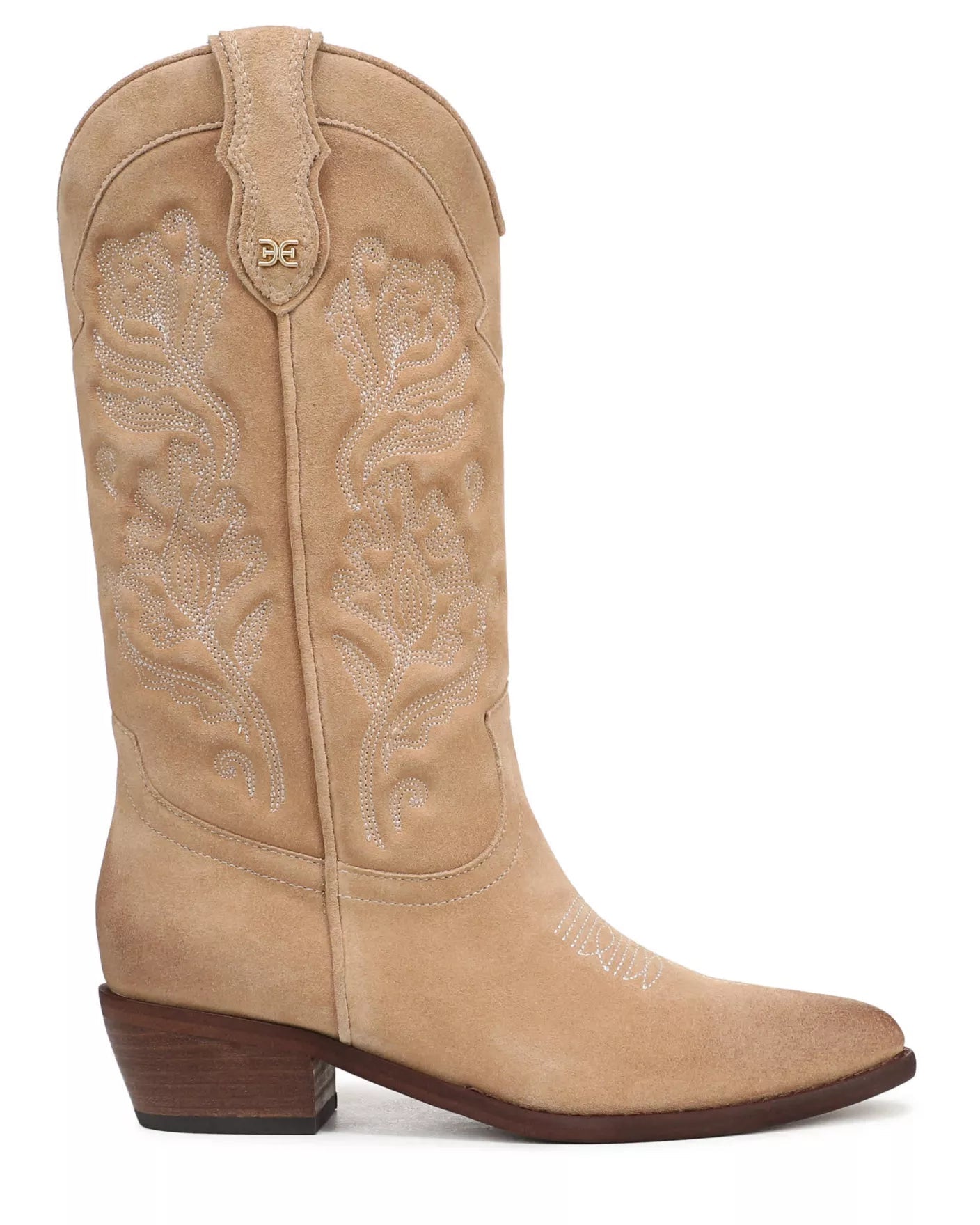 Sam Edelman Rue Western Boot | Cyprus Tan Suede
