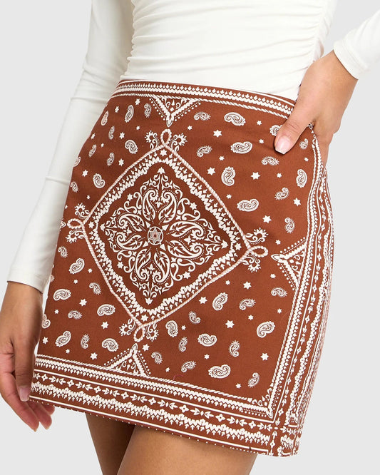 Amanda Uprichard Hope Skirt | Montana Print