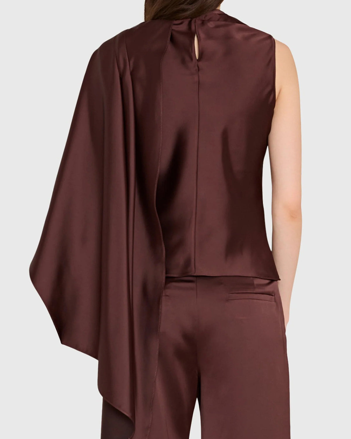 Amanda Uprichard Artemis Top | Tobacco