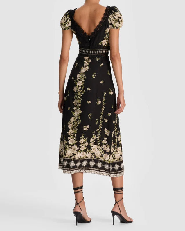 Alice + Olivia Rose Midi Dress | Free Falling
