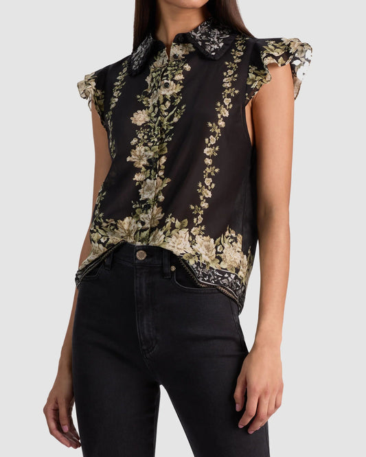 Alice + Olivia Martel Blouse | Free Falling