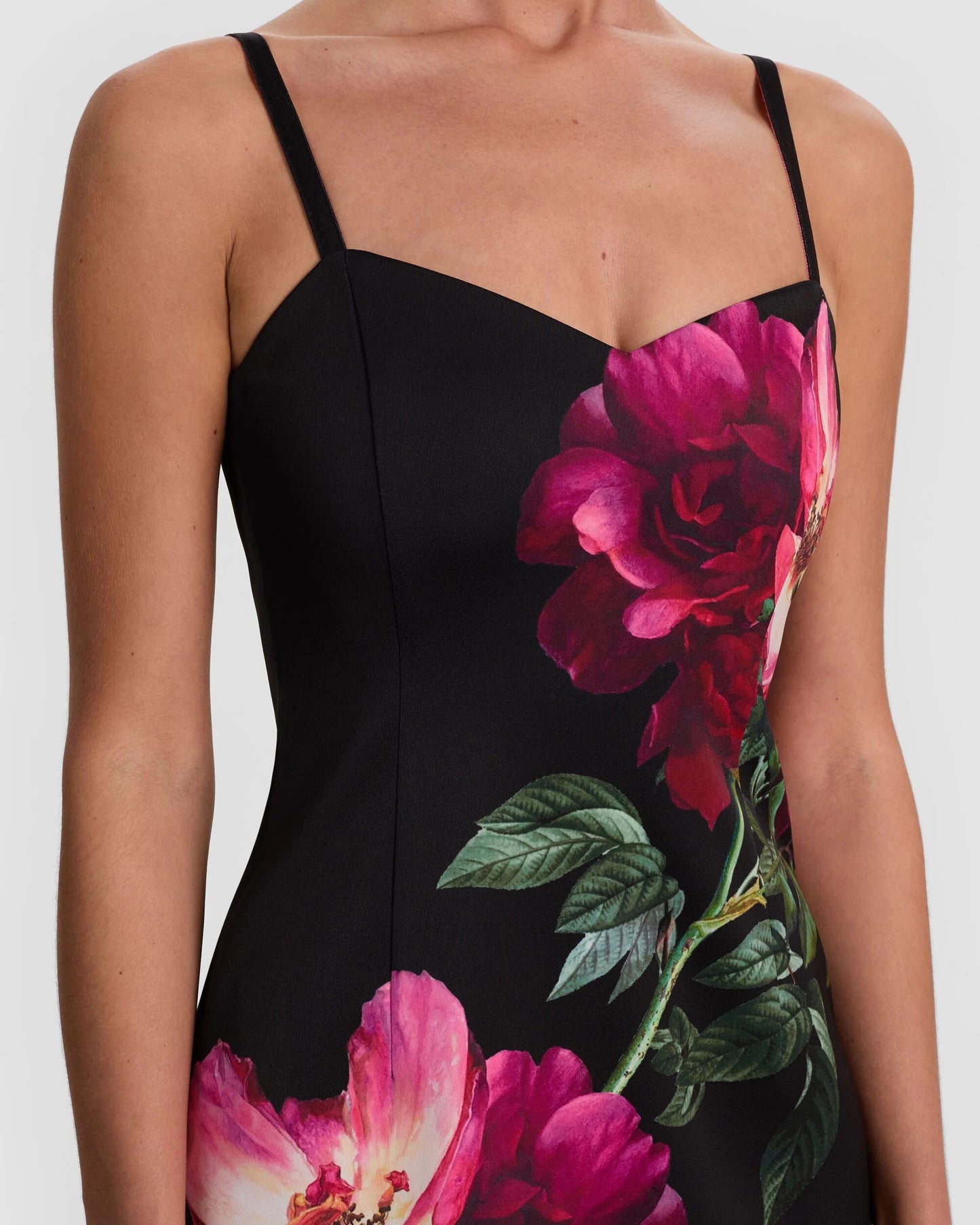 Alice + Olivia Nina Mini Dress | Empress Bloom Black