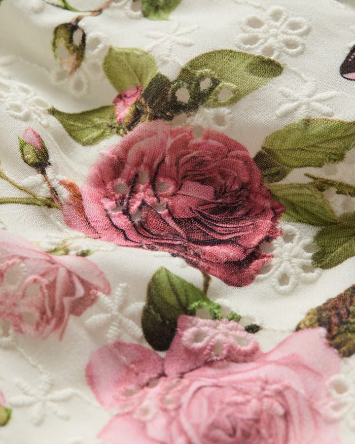 Alice + Olivia Gemma Romper | Garden Gossip Off White