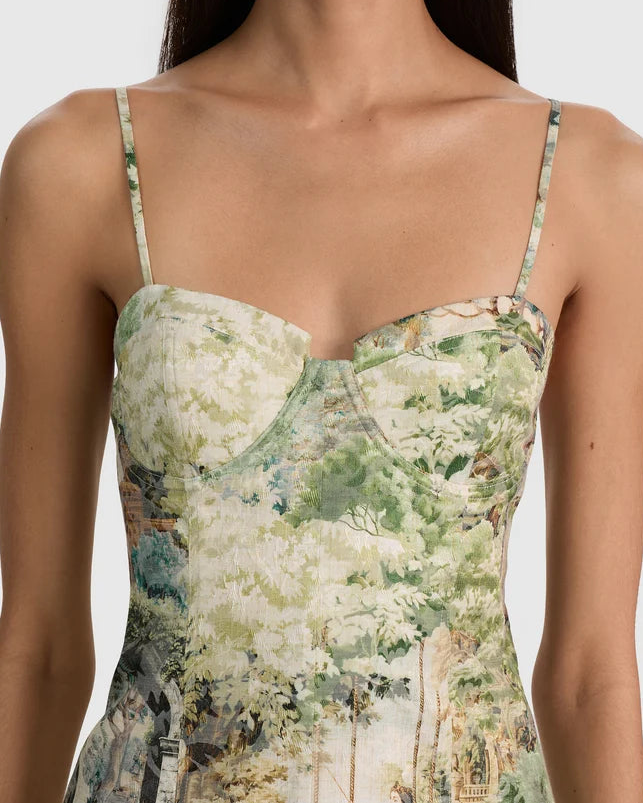 Alice + Olivia Nila Corset Mini Dress | Terrain