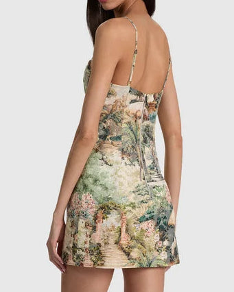 Alice + Olivia Nila Corset Mini Dress | Terrain