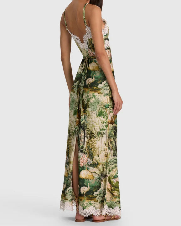 Alice + Olivia Julietta Lace Slip Dress | Terrain