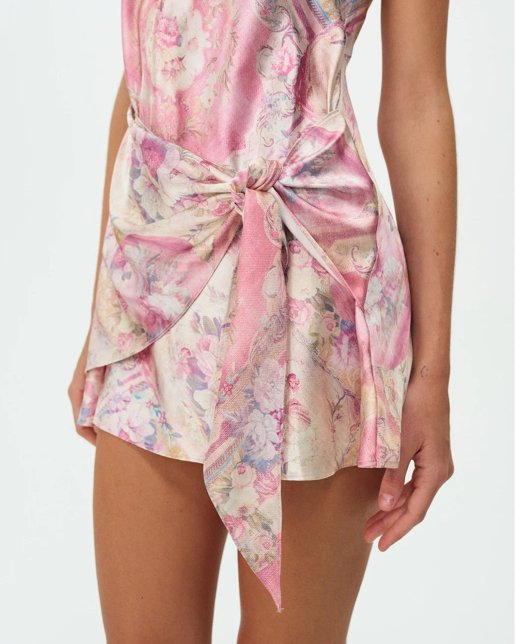 For Love & Lemons Lani Halter Mini Dress