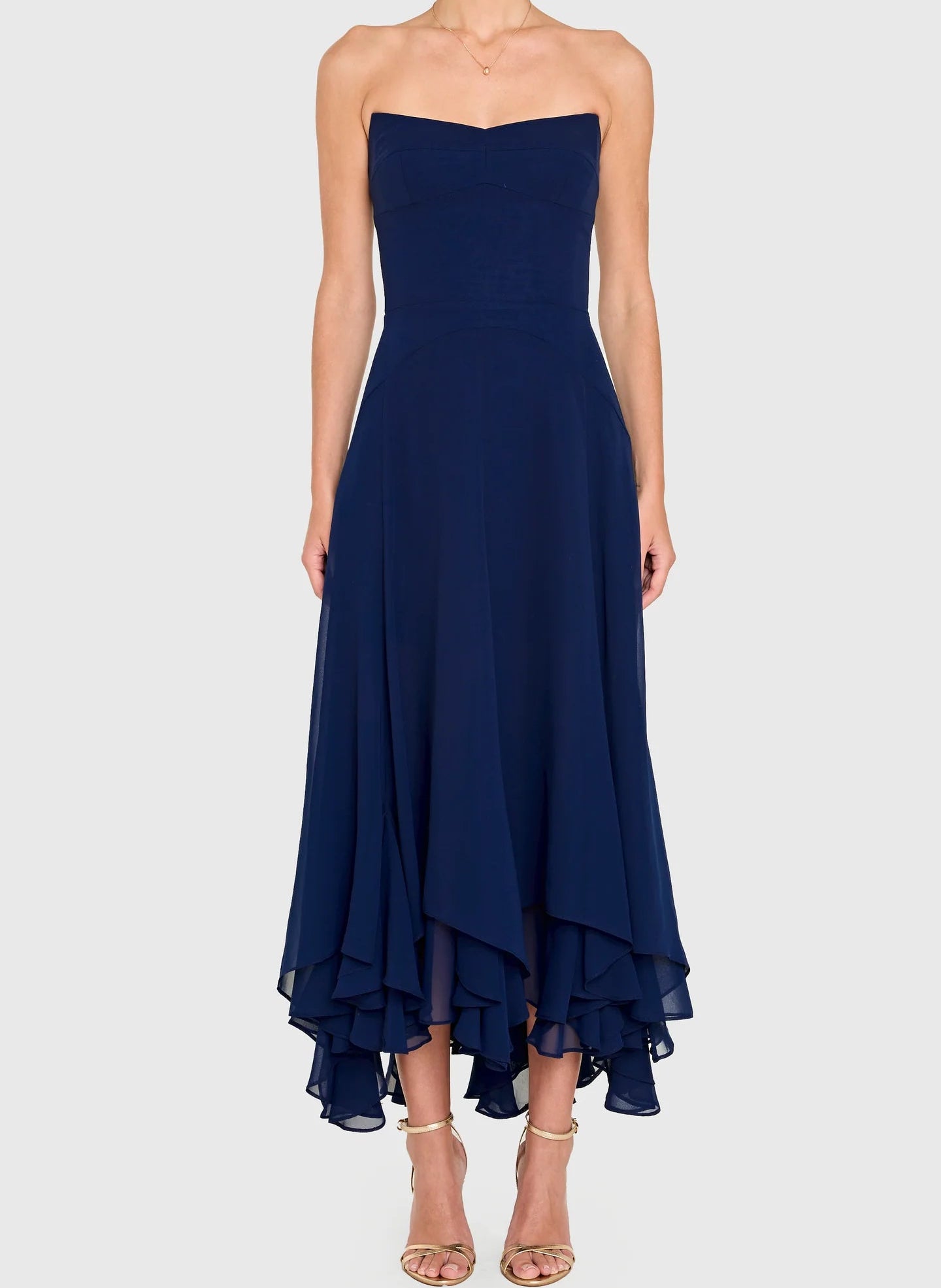 Amanda Uprichard Monterey Dress | Dark Navy