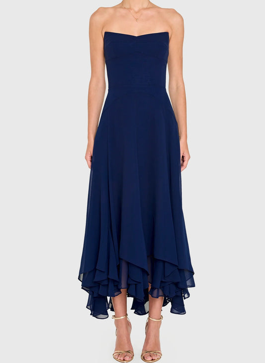 Amanda Uprichard Monterey Dress | Dark Navy