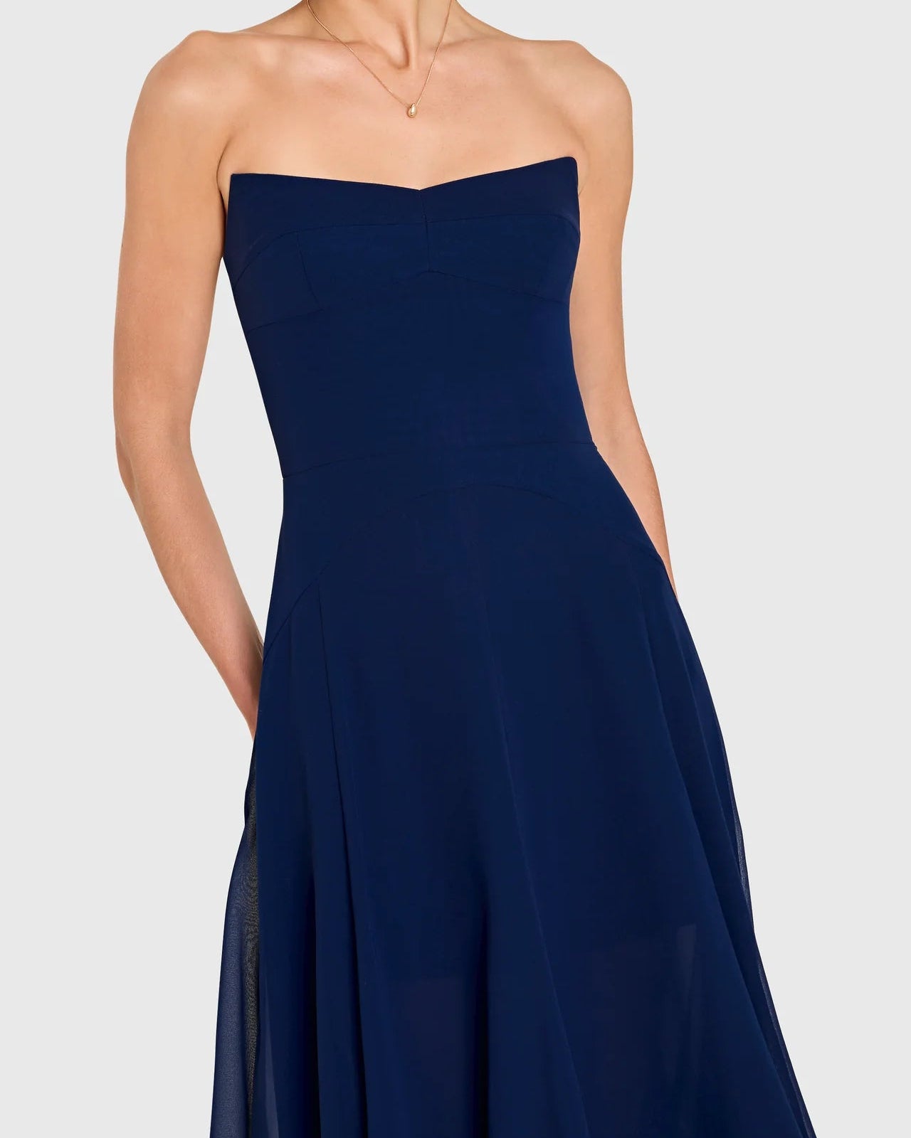 Amanda Uprichard Monterey Dress | Dark Navy
