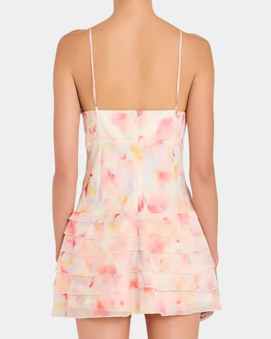 Amanda Uprichard Mirabelle Romper | Sorbet