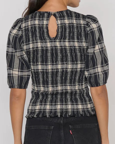 Nation Cheryl Top | Plaid Rigato