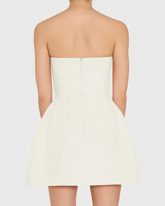Amanda Uprichard Rachelle Dress | Ivory