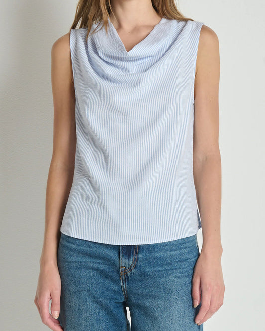 Nation Cillie Cowl Tank | Mini Stripe