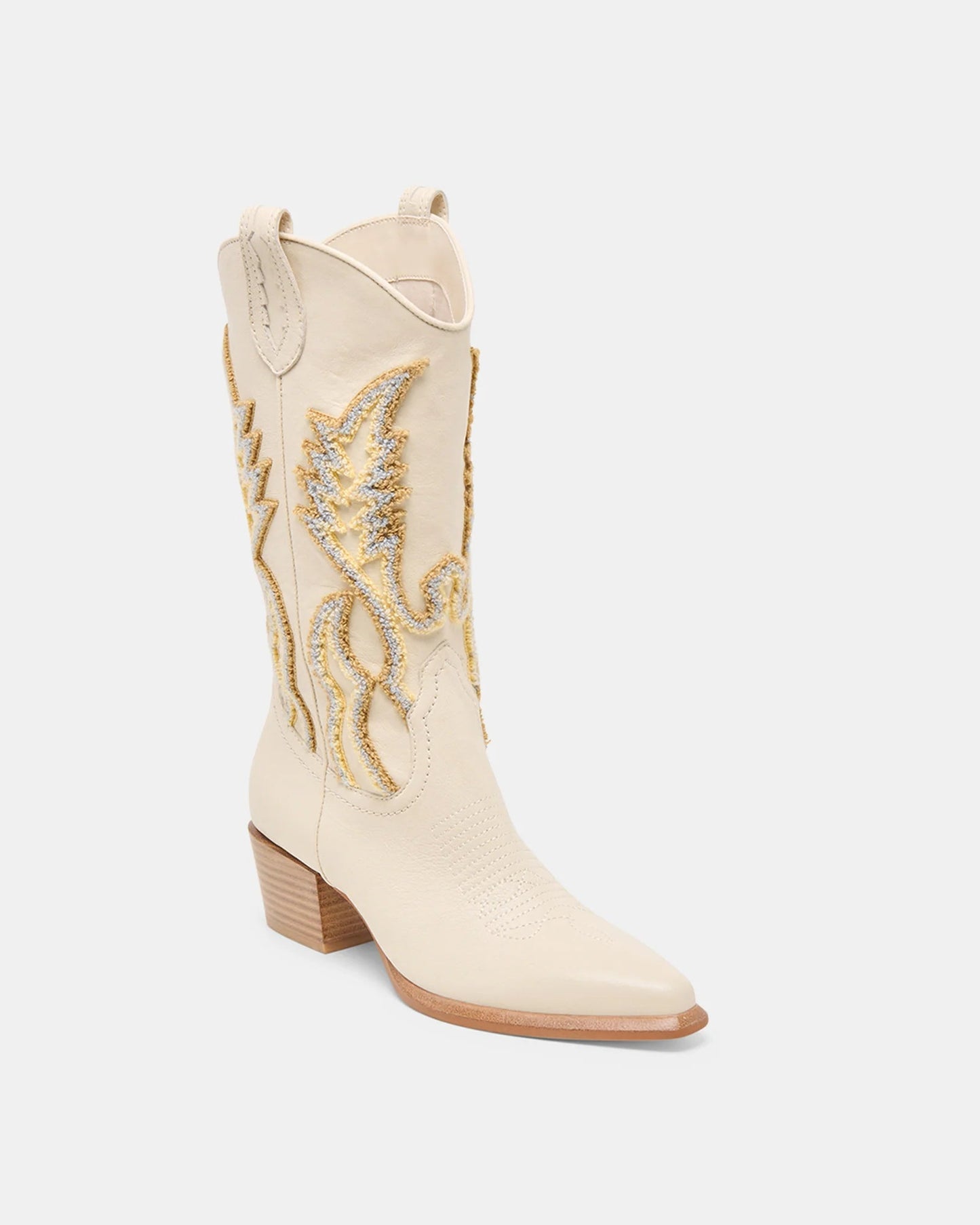 Dolce Vita Vila Boots Ivory Leather