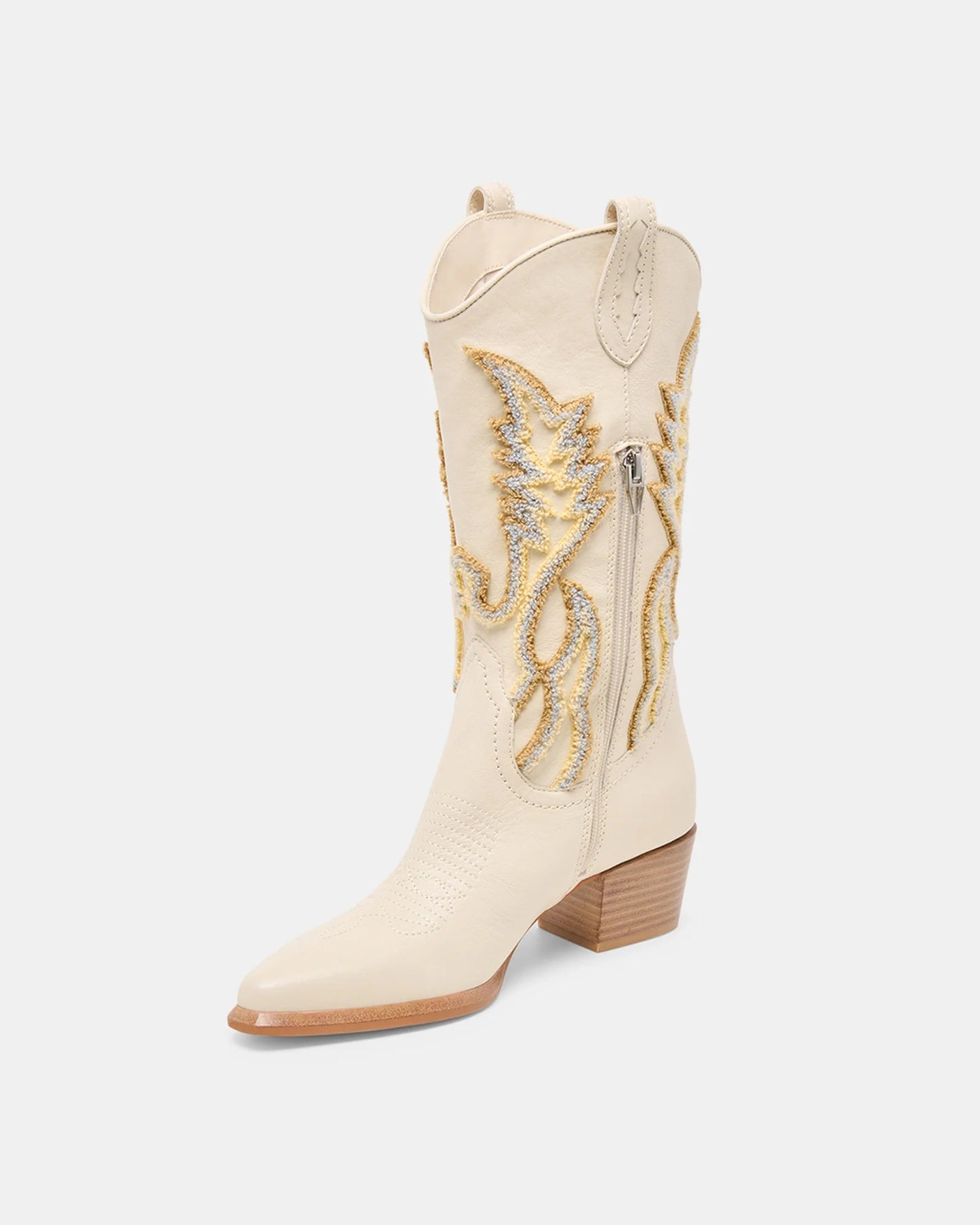 Dolce Vita Vila Boots Ivory Leather