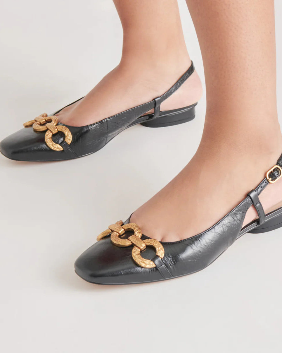 Dolce Vita Ramano Flats Midnight Crinkle Patent