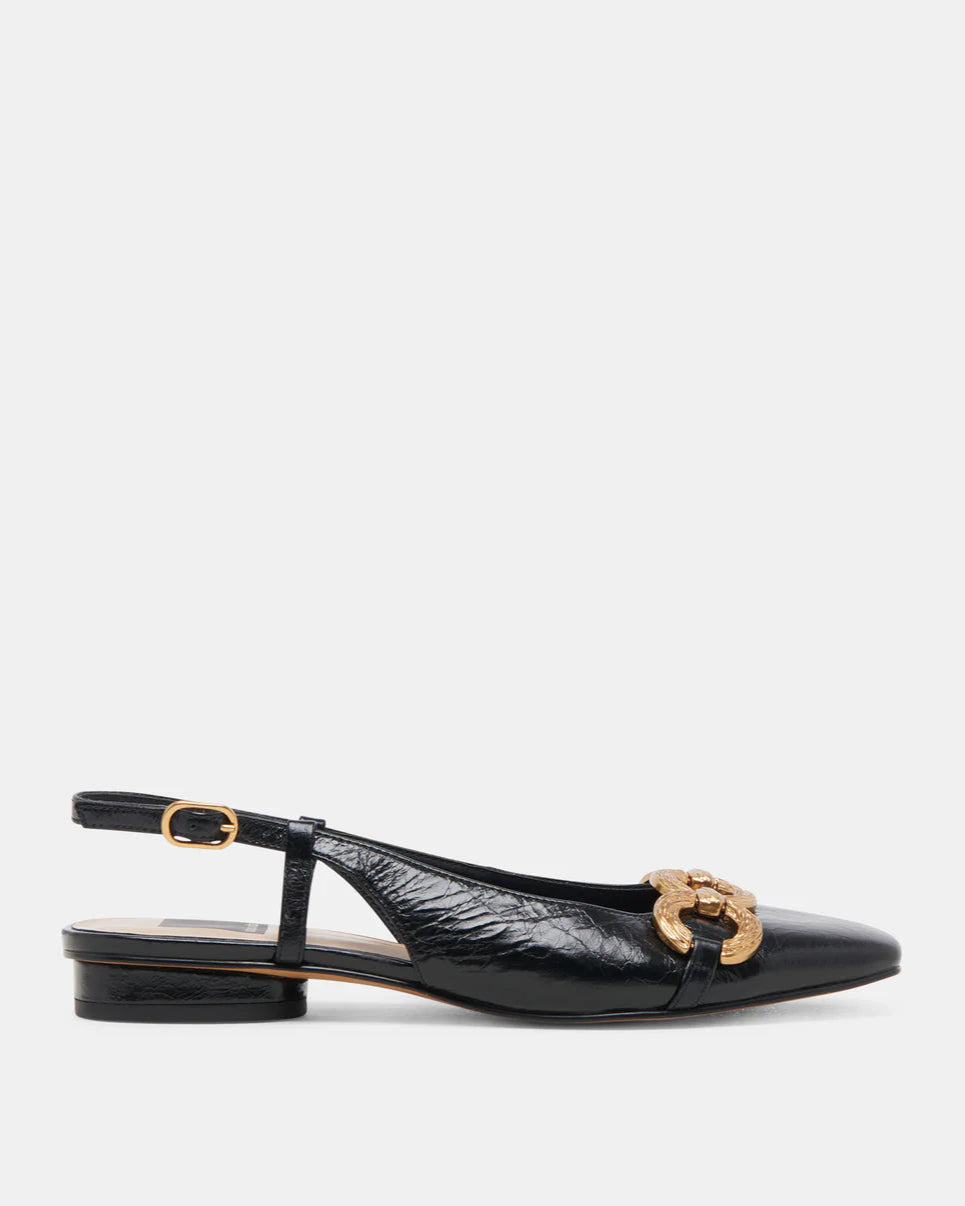 Dolce Vita Ramano Flats Midnight Crinkle Patent