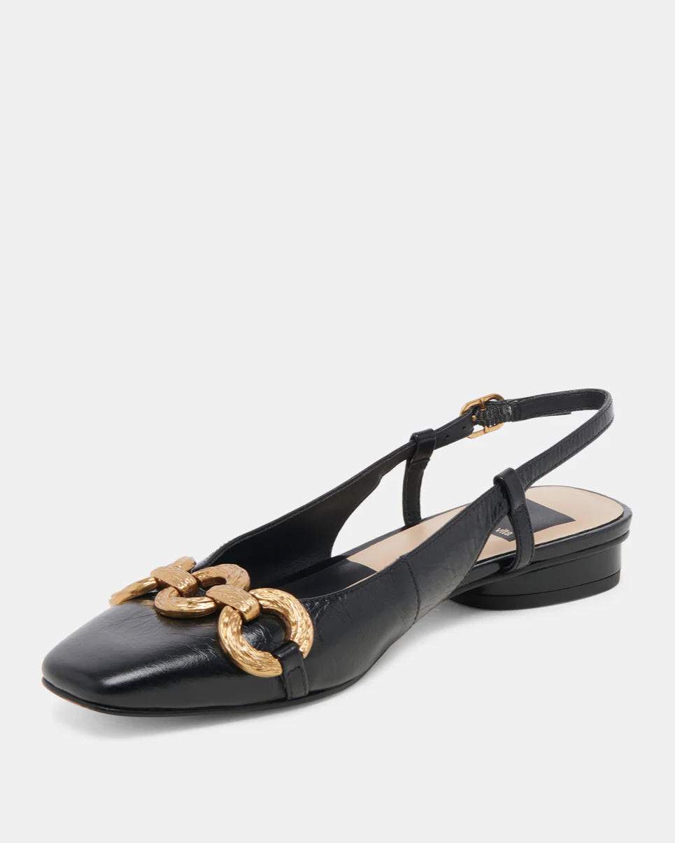 Dolce Vita Ramano Flats Midnight Crinkle Patent