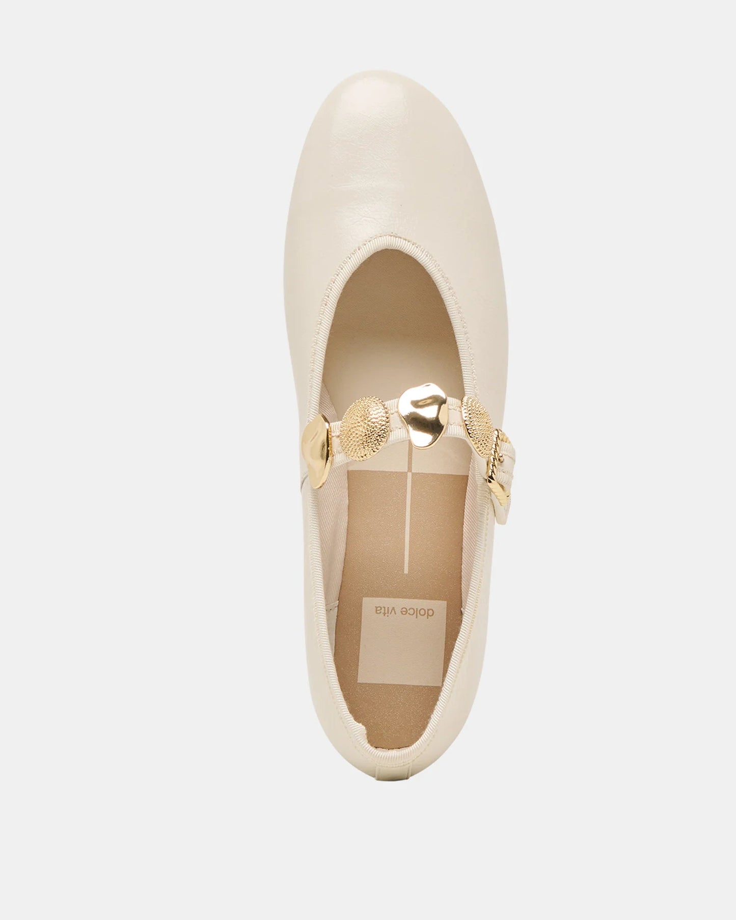Dolce Vita Relan Ballet Flats | Off White Leather