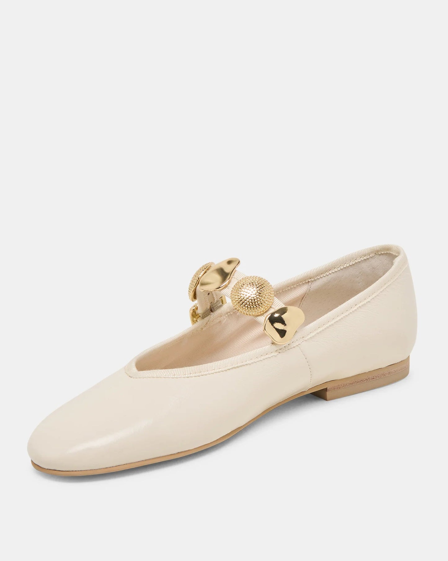 Dolce Vita Relan Ballet Flats | Off White Leather