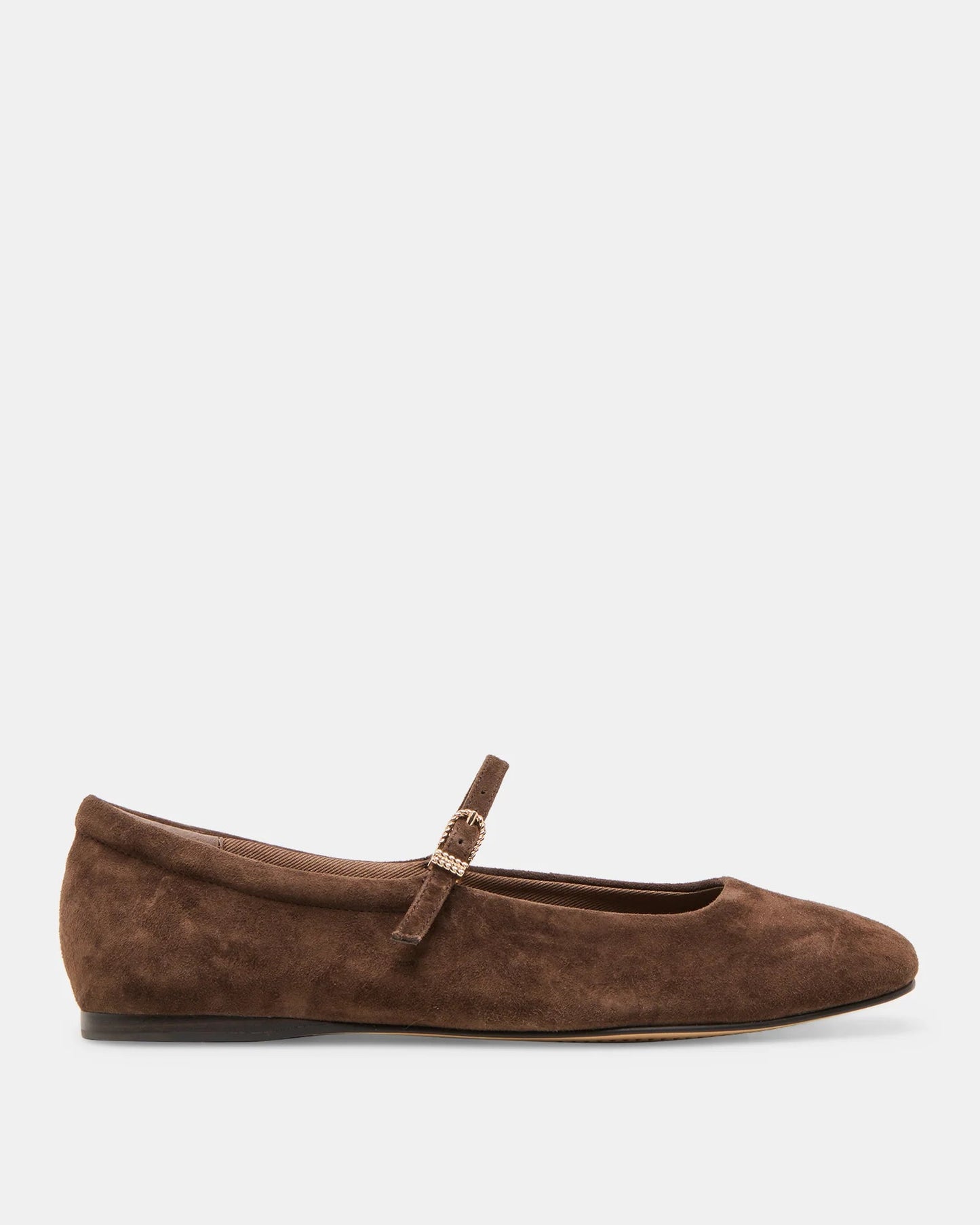 Dolce Vita Reyes Ballet Flats | Dark Brown Suede
