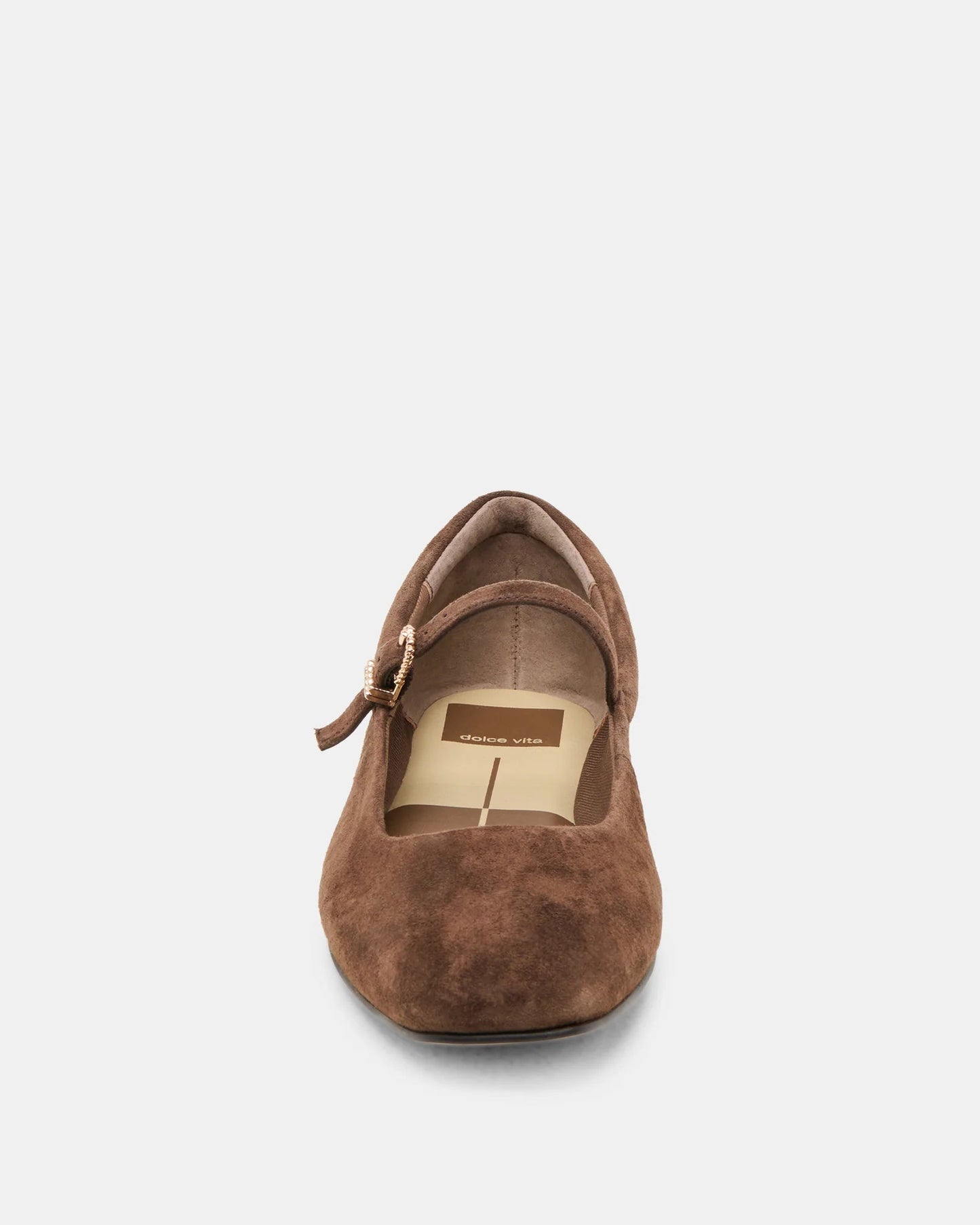 Dolce Vita Reyes Ballet Flats | Dark Brown Suede