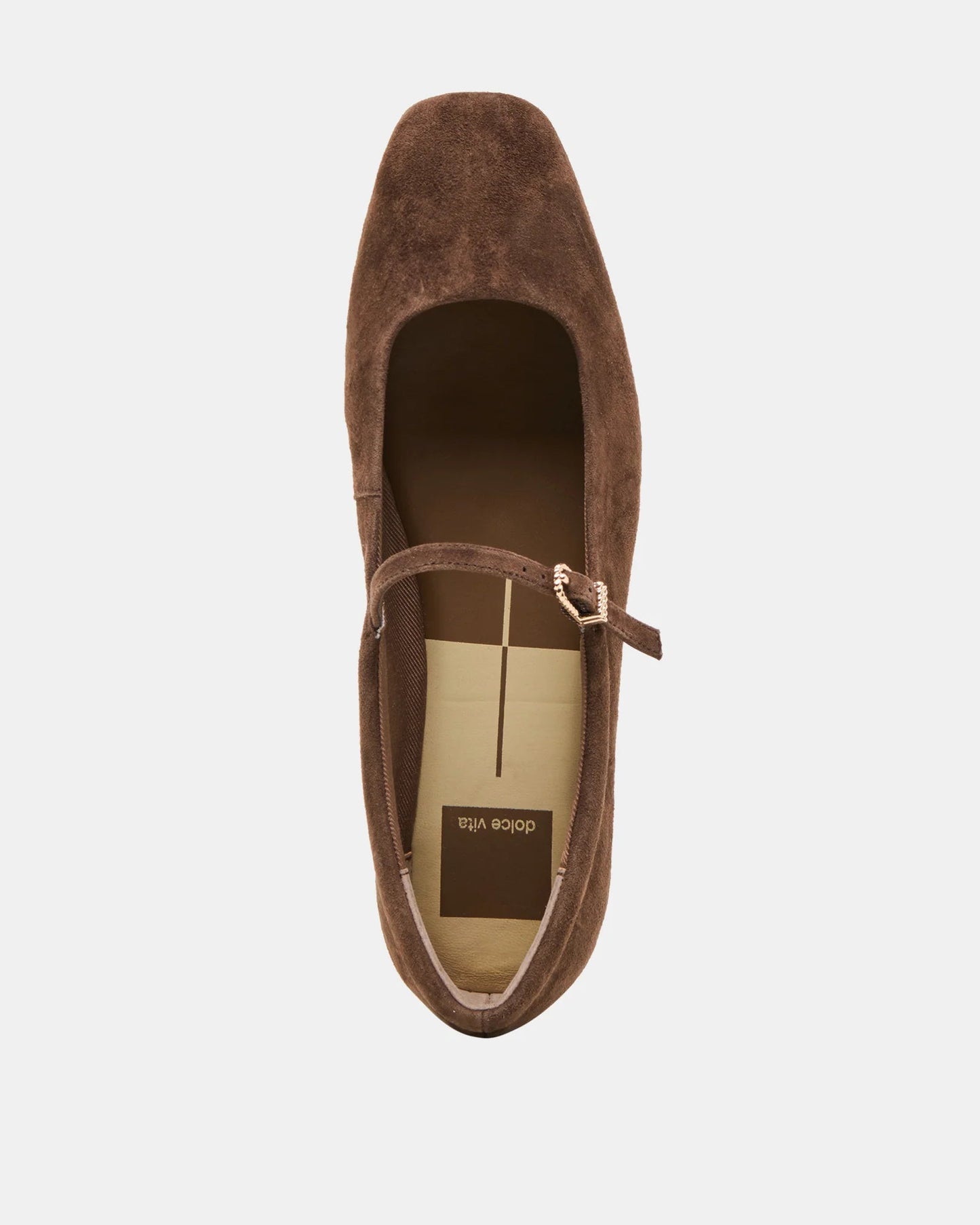 Dolce Vita Reyes Ballet Flats | Dark Brown Suede
