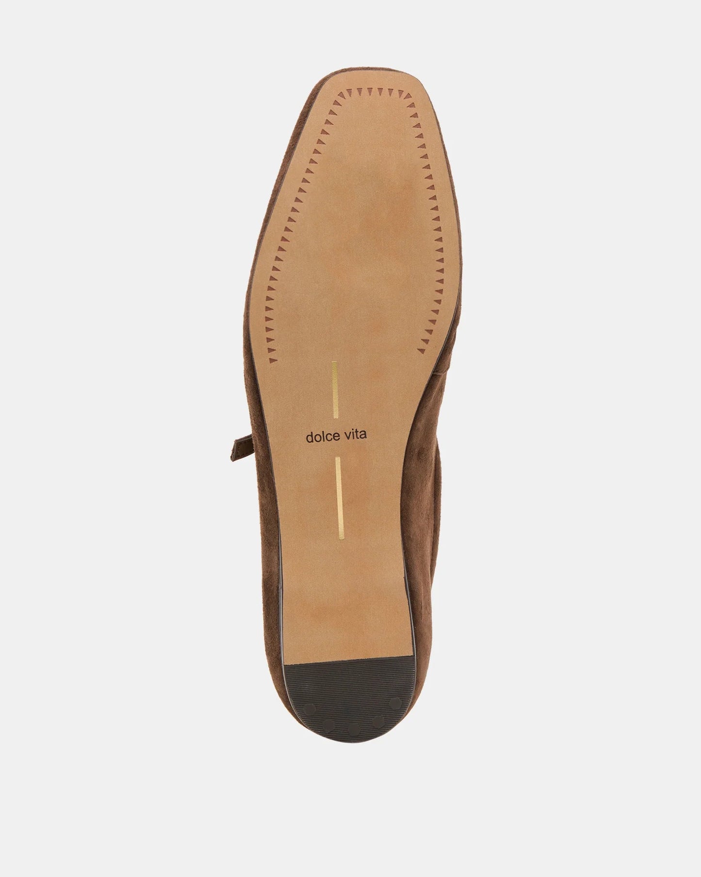 Dolce Vita Reyes Ballet Flats | Dark Brown Suede