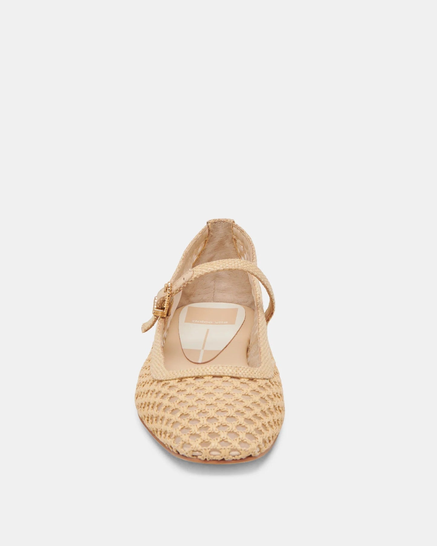 Dolce Vita Reyes Ballet Flats | Light Natural Woven Raffia