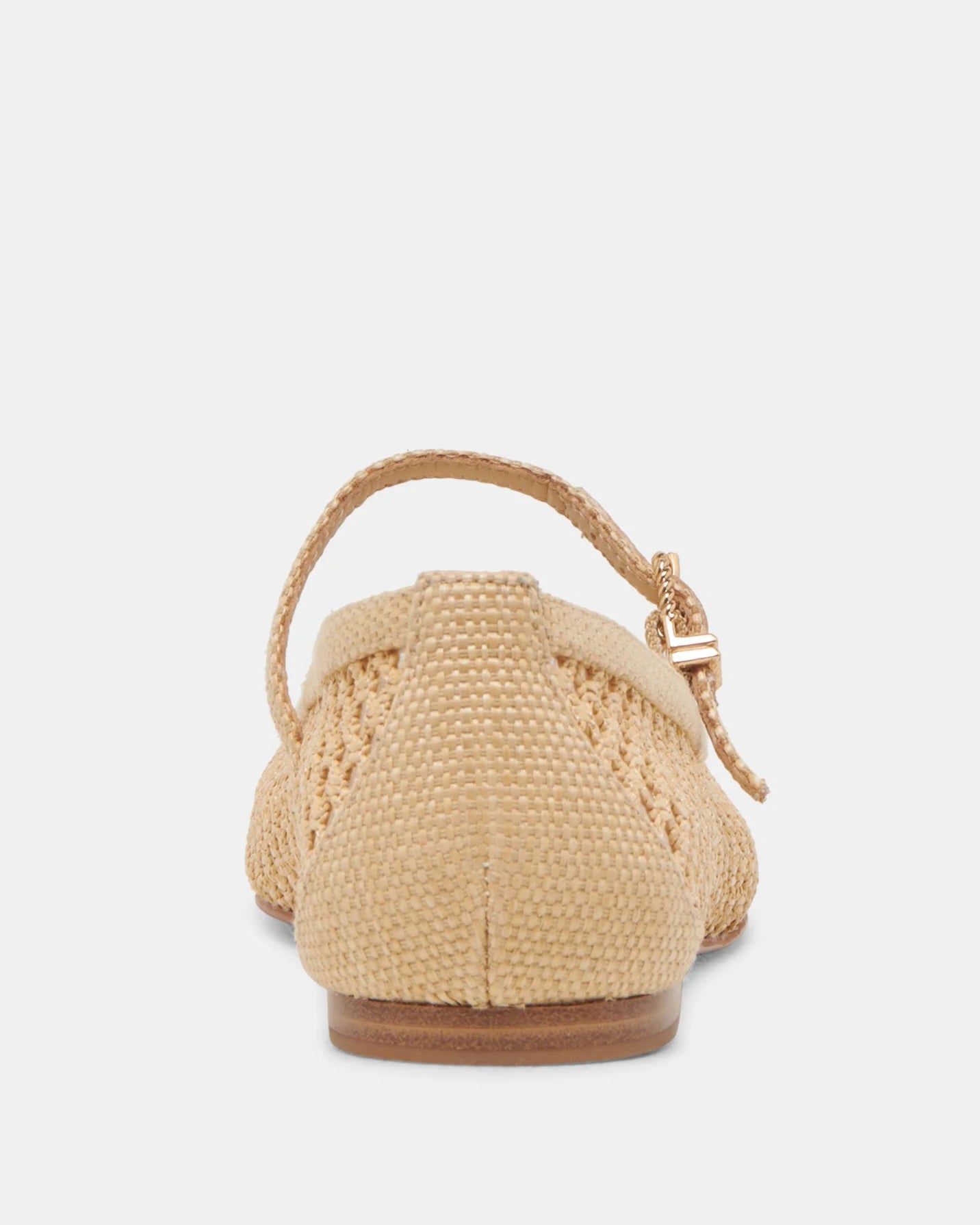 Dolce Vita Reyes Flat | Light Natural Woven Raffia