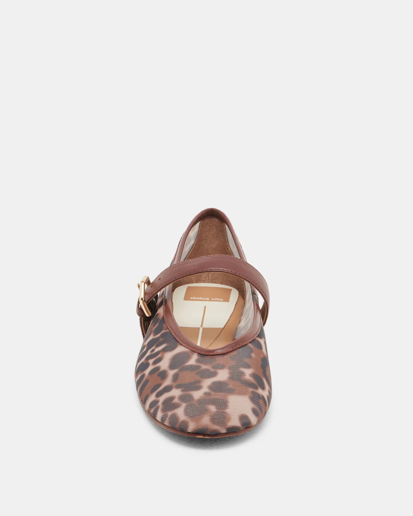 Dolce Vita Roslyn Ballet Flats Leopard Mesh
