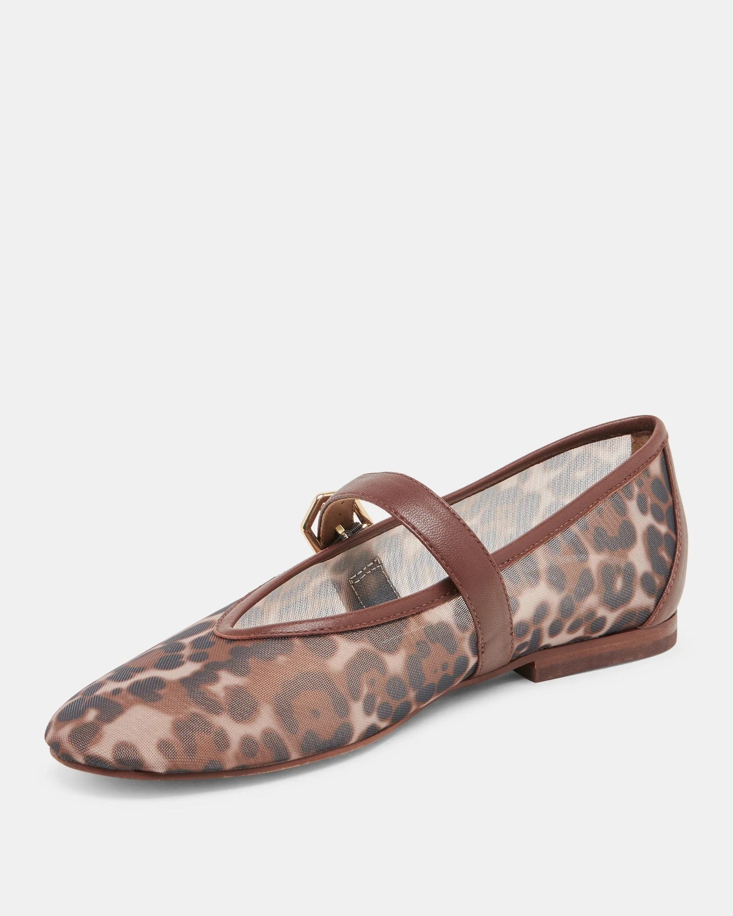 Dolce Vita Roslyn Ballet Flats Leopard Mesh