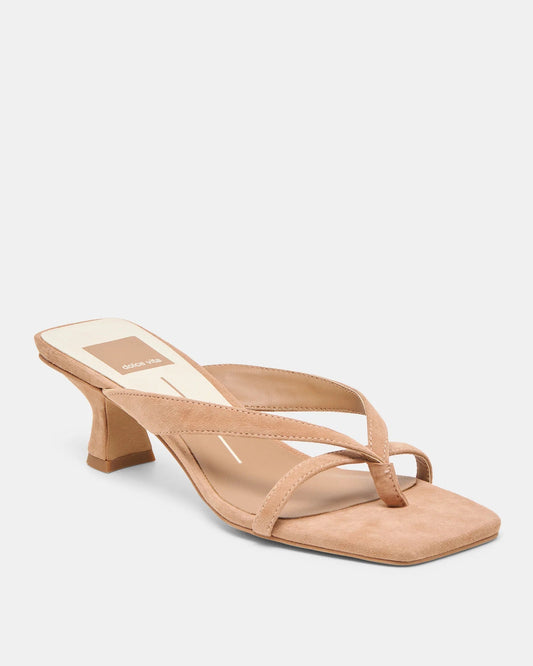 Dolce Vita Brevel Heels | Toffee Suede