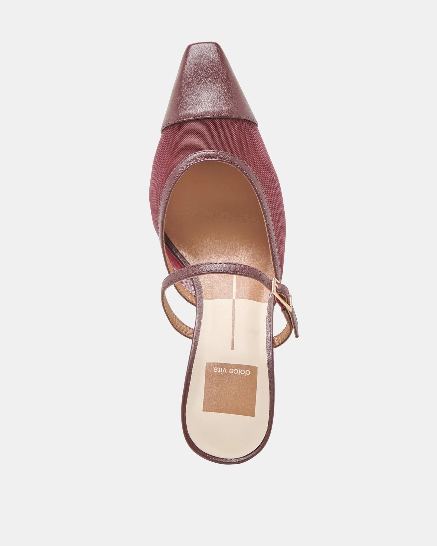 Dolce Vita Loyd Heels | Burgundy Mesh